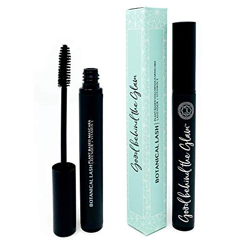 Natural Mascara (Black) | NEW VOLUMIZING FORMULA | Essential Organic Makeup | Cruelty Free | Long-lasting and lengthening mascara | MADE IN USA | Gluten Free