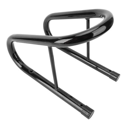 Itonash Motorcycle Wheel Chock, Steel Locking Wheel Chock for Bike, Dirt Bike, Off-Road Vehicles with Installation Hardware, Easy to Remove, Suitable for Trailer, Truck Bed, Garage Black