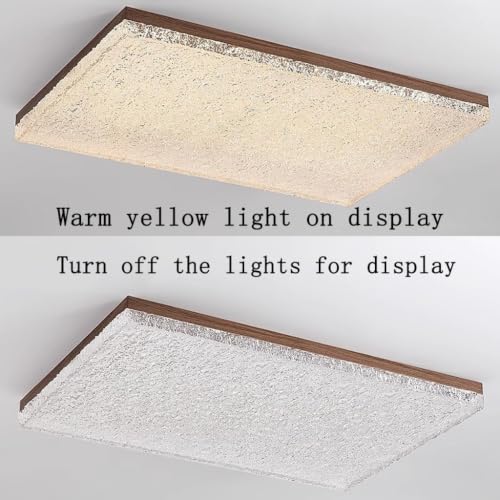 Plafonnier LED moderne dimmable avec télécommande pour salon modèle B