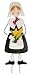 Miles Kimball Pilgrim Girl Metal Yard Stake by Maple Lane CreationsTM