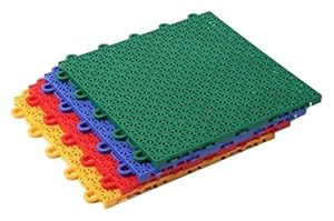 Mmdxdlx Modulare ineinandergreifende Bodenfliesen, 16PCS