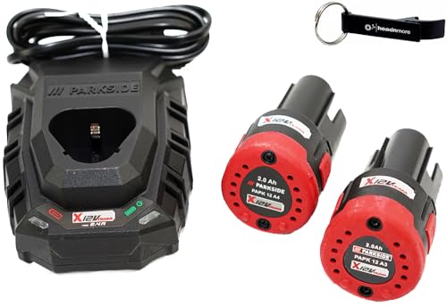 HEADNMORE® Bundle Parkside Performance® 20 V 12 Ah Smart Batería PAPS 2012 Llavero Soporte De Pared - View #4