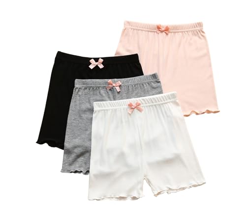 CHUNG Toddler Little Big Girls Dance Bike Play Shorts Under Dress Skirt School Uniform Underpants 4 Pack 2-9Y2