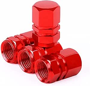 4 pcs Red Spike Wheel/Tire Valve Stem Car-Truck Ai... - Vicedeal