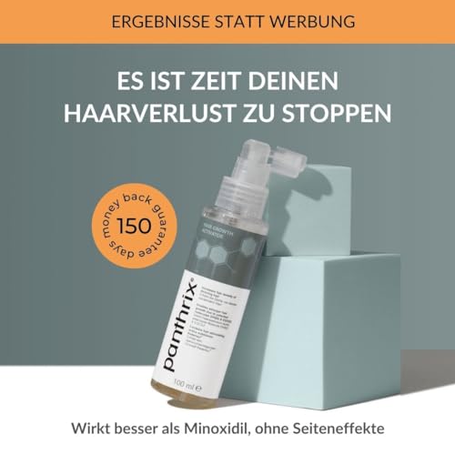 Panthrix Haarwuchsmittel für Männer & Frauen mit Redensyl - Hair Growth Serum bei Haarausfall & zum Beschleunigen von Haarwachstum - 100 ml