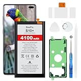 Beefix Batteria per Samsung Galaxy S10 Plus (SM-G975F), 3100 mAh, batteria di ricambio ad alta capacità per Galaxy S10 + (EB-BG975ABU) con strumenti di riparazione professionali