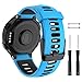 ISABAKE Cinturino per orologio, impermeabile, accessorio sportivo di ricambio, in morbido silicone, traspirante, per Garmin Forerunner 735XT/235/235 Lite/230/220/620/630