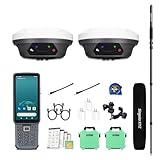 E1 GPS RTK GNSS Rover and RTK Base with Carbon Fiber Rover Rod