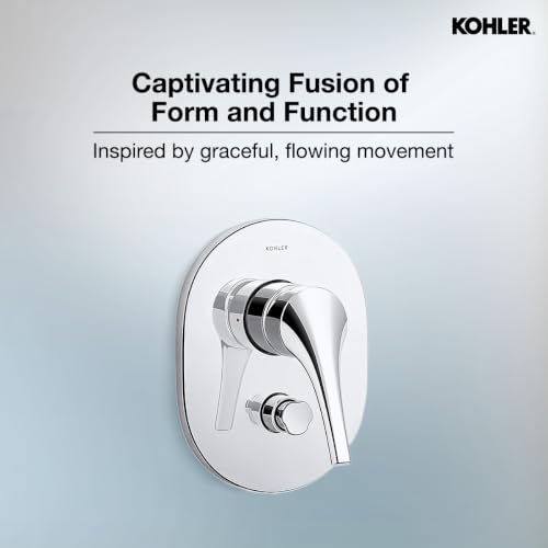 Image of Kohler Vive Aquaturbo 235 Recessed Bath & Shower Trim (Chrome Finish)