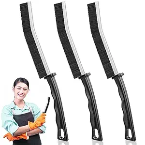 3Pcs Crevice Cleaning Brush, Gap Cleaning Brush, Hard Bristle Crevice Cleaning Brush, Bathroom Gap Cleaning Brush, Grout Cleaner Brush, Multifunctional Crevice Gap Brush Cleaning Brush Tool
