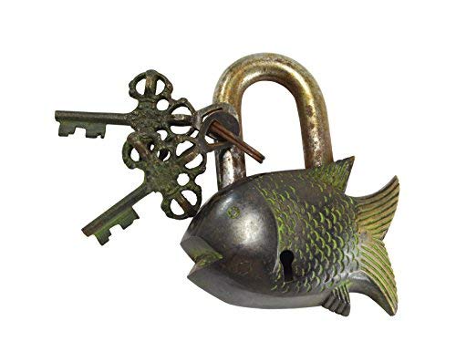 Cadenas de jardin fonctionnel en laiton pour boîte à outils et portail extérieur
