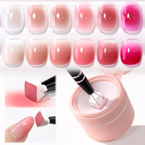 Double Rhythm Painting Gel Polish Set for Nail Art Palette Pattin...