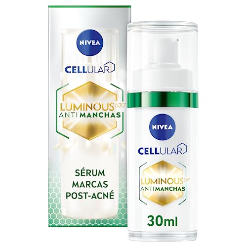 NIVEA Cellular Luminous630 – Serum nach Akne – perfektionierendes Gesichtsserum – Antiflecken und dunkle Flecken – mit Salicylsäure – Mattierend – Haut mit Unreinheiten, fettig und Mischhaut – 30 ml