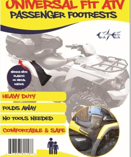 CSC STRONG ATV Passenger Footrests (2 Pc Foldable) Wear Resistant & Original Local Brand Since 2012. Quality That Lasts!