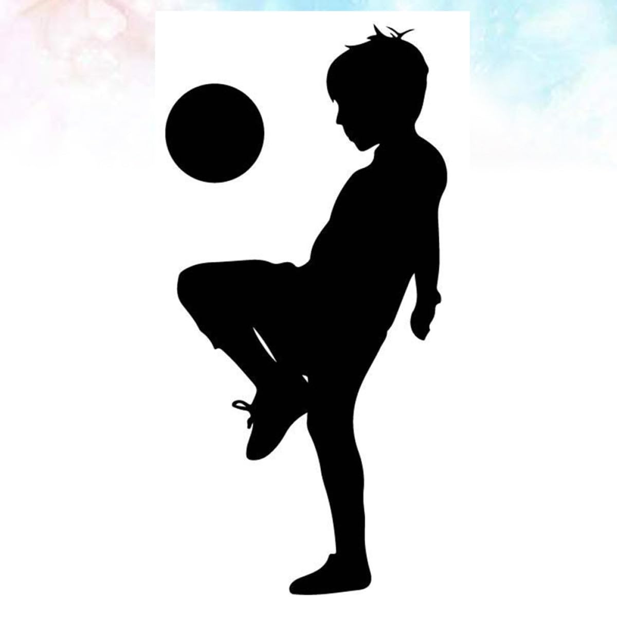 POPETPOP Adesivi Murali per Ragazzo Ragazza Tema Calcio, Decorazioni per Cameretta Giovani, Adesivo Murale da Calcio per Camera da Letto, Sticker Decorativo Sportivo