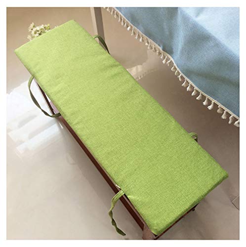 Coussin de banc de jardin vert 80x30 cm pour assise extérieure 2 places - 2