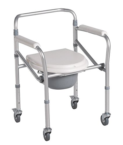 Silla inodoro plegable ruedas