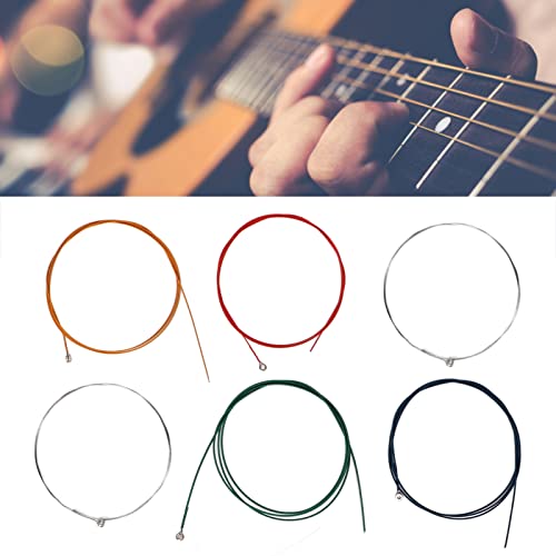 Pwshymi Jeu de Cordes de Guitare, 6 pièces de Cordes de Guitare Longue durée Professionnelles pour la Performance - Les Beatles, Paul McCartney, John Lennon, RIngo Starr, George Harrison Pwshymi Jeu de Cordes de Guitare, 6 pièces de Cordes de Guitare Longue durée Professionnelles pour la Performance – Image 4
