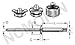 NCMORIN 48 Rivets - All Aluminum for installing Kayak and Canoe Accessories - Black Long Pop Rivet
