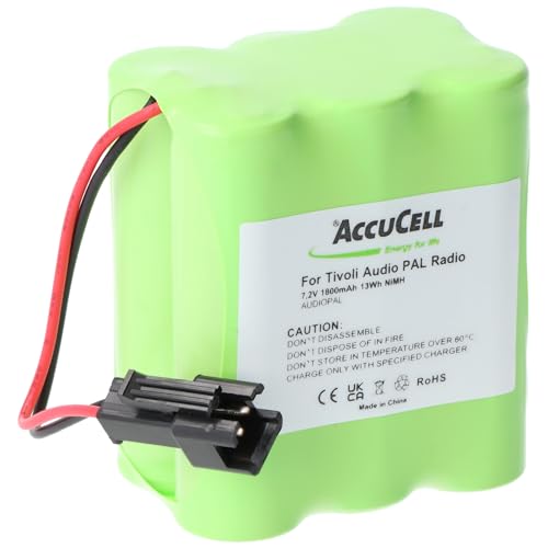 Akku kompatibel mit Tivoli Audio PAL Radio, iPAL Radio, MA-1, -2,-3 mit 1800mAh
