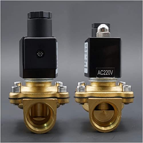Électrovanne eau 1 pouce DC24V en laiton normalement fermée pour gaz et air - 6