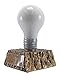 Decade Awards Light Bulb Trophy - Great Idea Award - Luminous Recognition Tribute for Creativity, Innovation or Bright Achievements - Custom Engraved Plate on Request (6 Inch)