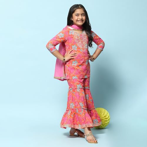 Image of BIBA Girls Salwar Suit Set