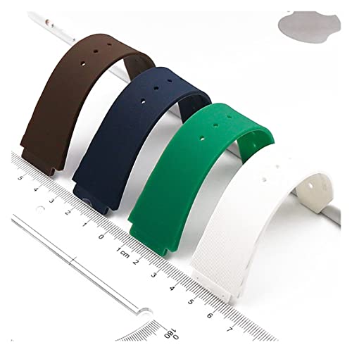 Sangle silicone 22mm étanche et durable avec boucle or rose