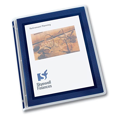 Avery 15766 Flex-View Binder, 1/2-Inch Capacity Round Rings, 11 X 8-1/2, Navy Blue #TOP3