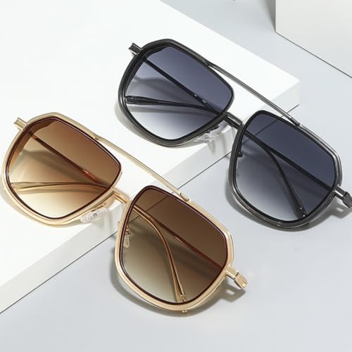 Lunettes de soleil rétro pour festivals et terrasses de café branchées - 2