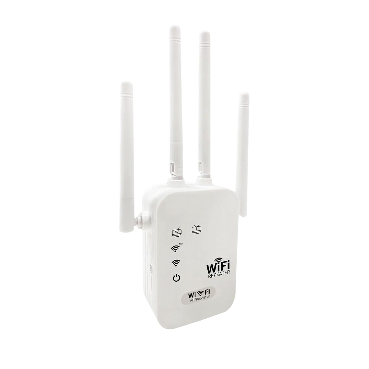 Single Band 2.4GHz WiFi Wireless Range Extender for Home | 300Mbps, Upto 10m Coverage, 10 Devices | Signal Repeater with 2 LAN Ports, 4 Antenna | Plug & Play |Router & Access Point Mode