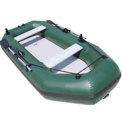 Bote Inflable Portátil Durable De Múltiples Fines PVC Barco Inflable Canoa Barco de Pesca Inflable Kayak Inflable para Pesca Buceo a la Deriva,01,2.7m