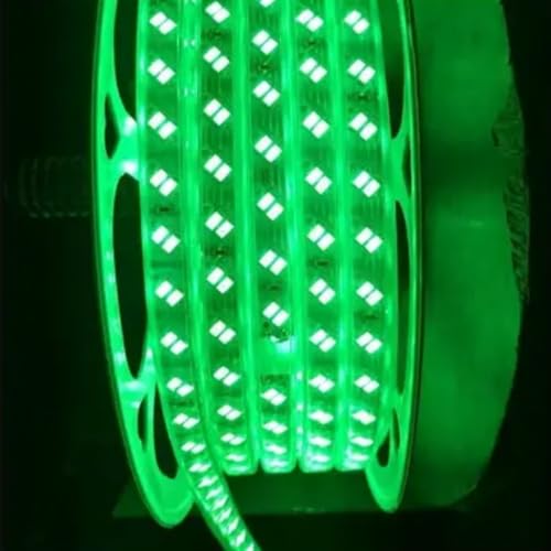 Image of Vespa 5 Meter Waterproof LED Strip Light Green - Energy Saving Rope Light for False Ceiling, Room Decor, Diwali, Christmas & Home Decoration