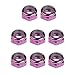 Heavy-Duty Skateboard Truck Axle Nuts - Pack of 8,