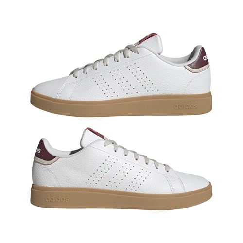 adidas Herren Advantage Base 2.0 Shoes, FTWR White/FTWR White/Shadow Red, 46 EU – Ansicht 6