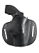 Barsony New Black Leather Pancake Slide Holster for Snub Nose 2