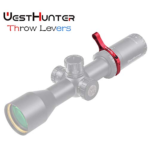 WestHunter Optics Scope Switchview Throw Levers,44 mm/45 mm Black Blue Red (3 Color/Set-44 mm) - Thumbnail 7