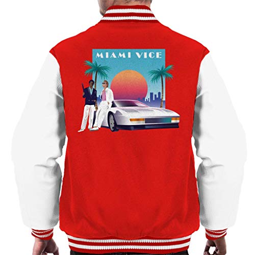 Veste All+Every Miami Vice Sunset homme style universitaire original