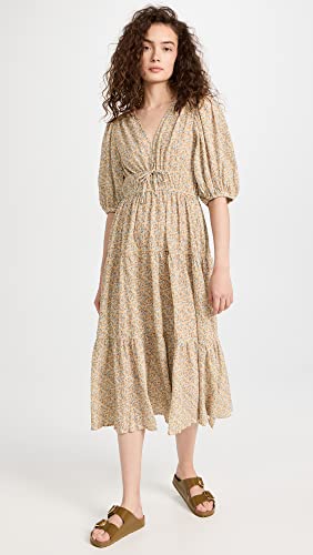 Minkpink Women's Melody Midi Dress, Yellow, M #TOP1