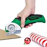 Hammersmith SharpSpin - Kabelloser Akku-Universalschneider - Elektrische Schere - Kartonschneider - Rollschneider - Selbstschärfende Klinge - Schneidet Leder, PVC, Teppiche, Karton & mehr