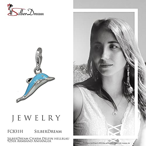 SilberDream takasugi Delfin azzurro in argento