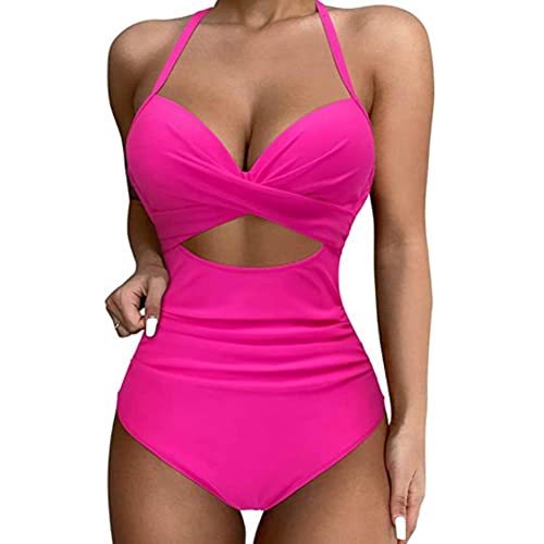 HDZWW Maillot de bain une pièce sexy pour femme - Noir - Taille S Cover