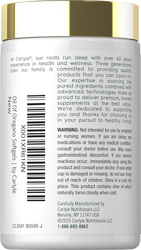 Carlyle Oil of Oregano Softgels