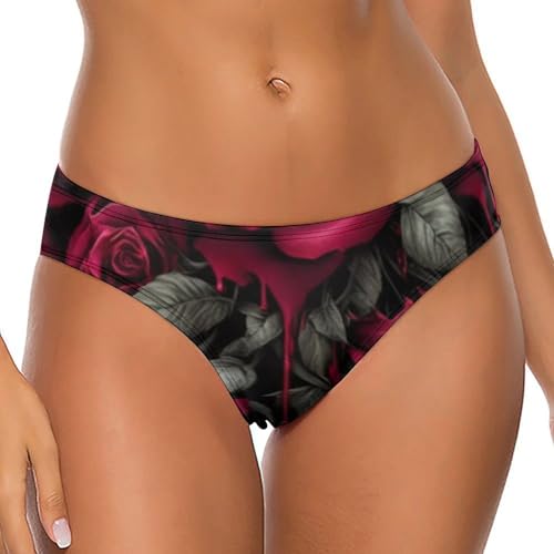 Women & Ladies Soft Cheeky Briefs Panties Bikini Briefs Athletic Swimsuit