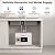Ganggend 2.5 Gallon Electric Water Heater, 1500W 110V Mini Tank Under Sink Instant Hot Water Heater with Pressure Release Valve, Digital Display for Kitchen, RV, Laundry,Food Truck, Beige