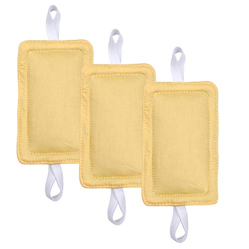 Image of Door Silencer Door Jammer Door Closer Cushion Nursery Door Silencer Door Latch Cover 3 Pack for Noise Reducing Quiet Doors Baby Toddler Safety 3.25 x 5.5 Inch (New Yellow)