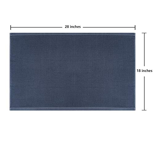 Joybest Cotton Kitchen Towels, 4-Pack Waffle Weave Ultra Soft Absorbent Dish Towels Quick Drying Dish Cloths, 18 In X 28 In, Dark Gray #TOP1