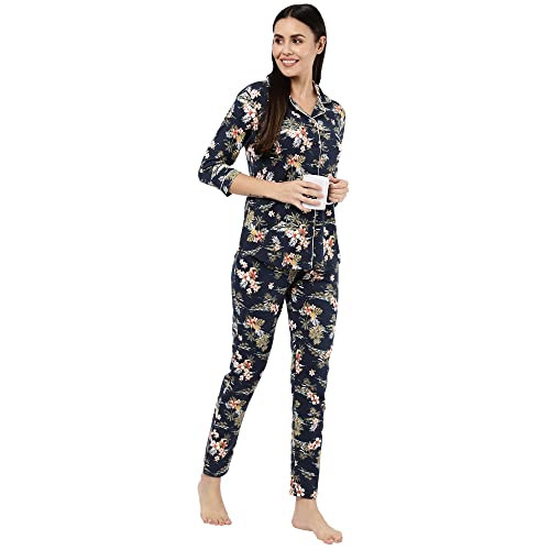 Image of Sweet Dreams Women's Cotton Printed Night Suit Set