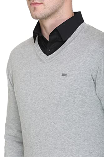 Image of GODFREY V Neck Full Sleeve Sweater for Man Winter Pullover