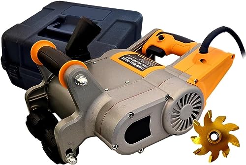 Tracciatrice Scanalatrice Scanalatore 1100W A Fresa 25mm Per Muro Pareti 1600 Giri/Min Professionale In Valigetta Per Un Comodo Trasporto - Foto 13